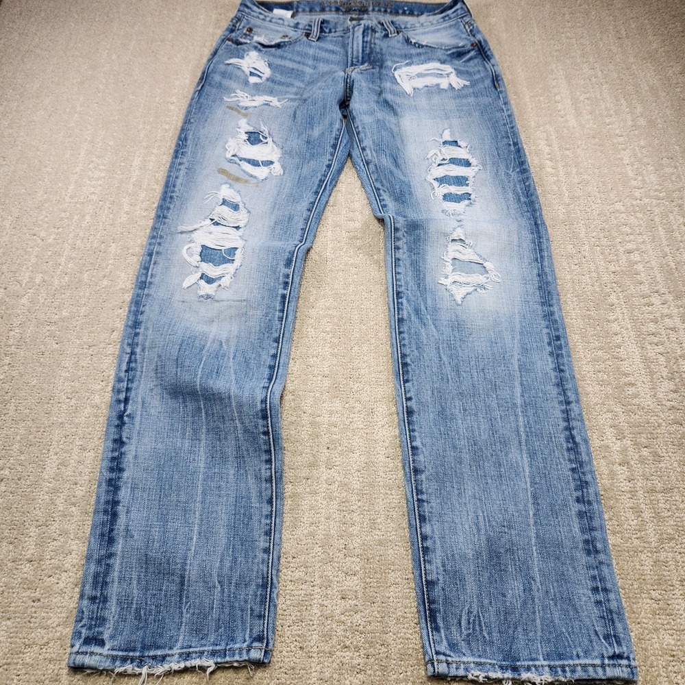 American Eagle Men 30x33 *READ Slim Straight Denim Distressed Blue